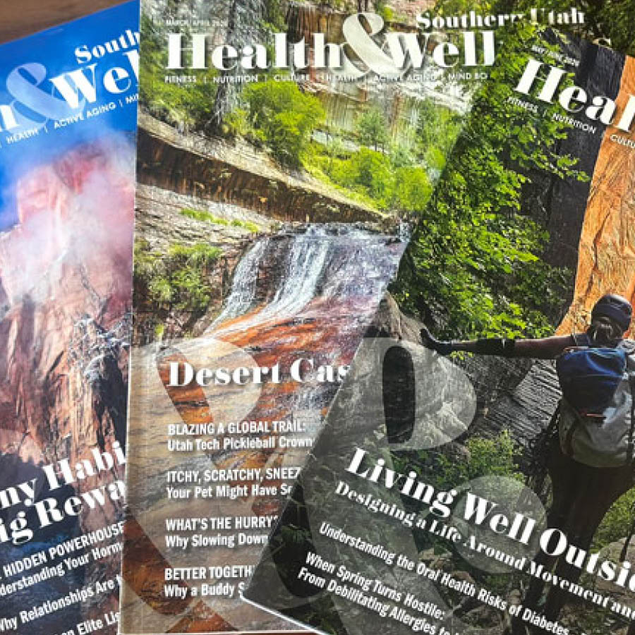 SUHW-Covers Square Southern Utah Health & Wellness Magazine