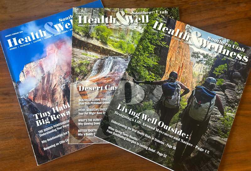 SUHW-Covers Southern Utah Health & Wellness Magazine