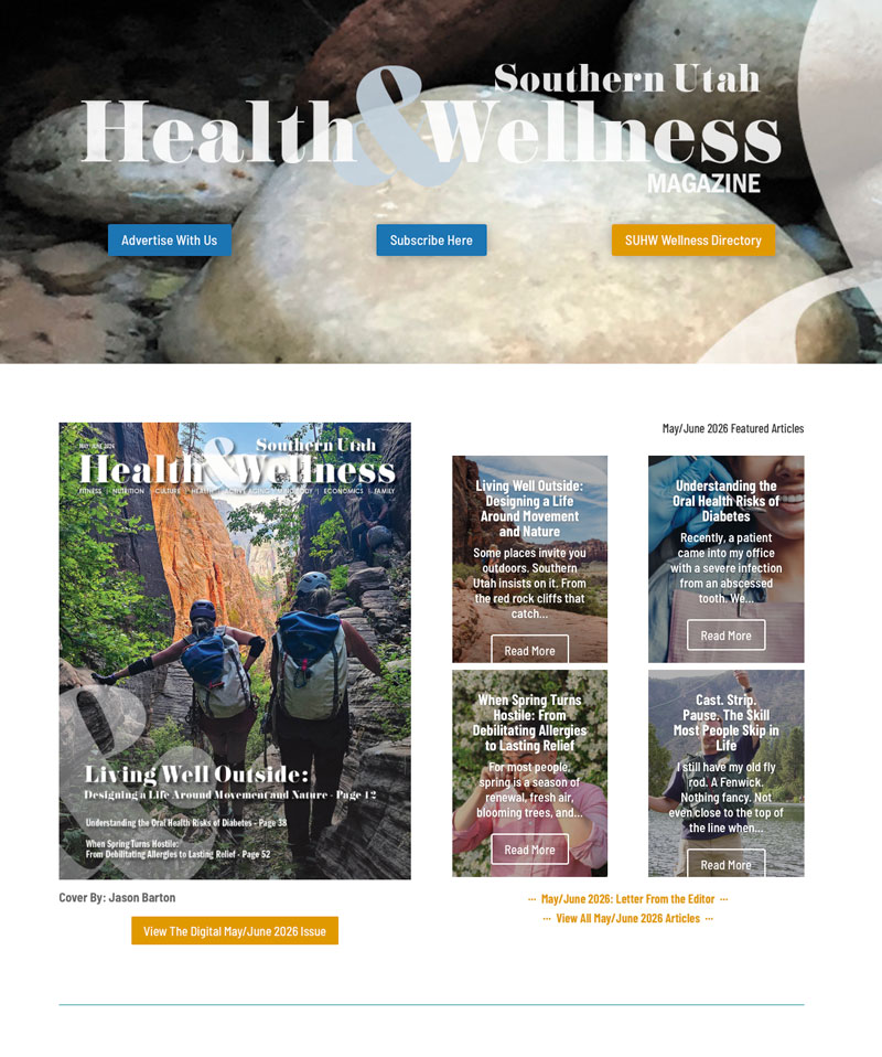 SUHW-Home-page Southern Health & Wellness website home page
