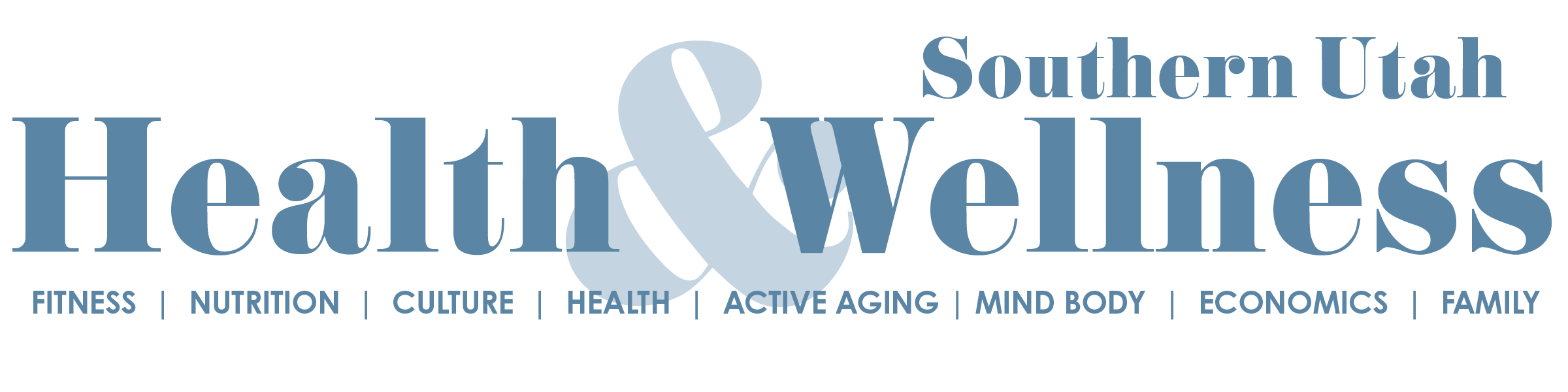 SUHW logo blue Southern Utah Health & Wellness Magazine Nameplate